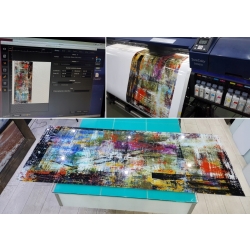 Panel szklany 70x70 cm CZARNY