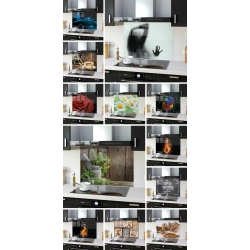 Panel szklany hartowany lacobel 50X50 cm CZARNY