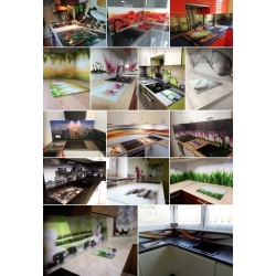 Szklana, hartowana osłona płyty indukcyjnej 60x52