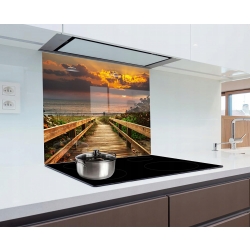 Panel szklany szkło hartowane za kuchenkę 60x50cm