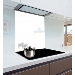 Panel szklany szkło hartowane 50x60 cm BIAŁY