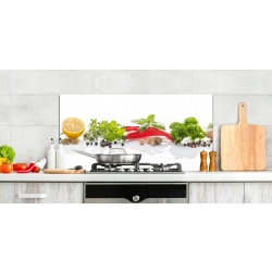 Szkło hartowane do kuchni na ścianę 120x60 cm PAN