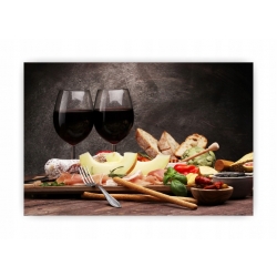 Szkło hartowane do kuchni na ścianę 70x50 cm PAN