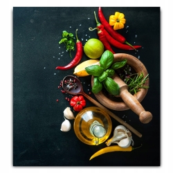 Panel szklany szkło hartowane za kuchenkę 60x60cm