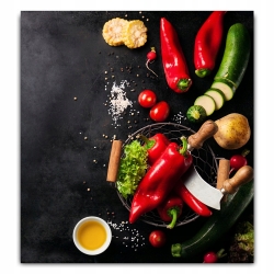 Panel szklany szkło hartowane za kuchenkę 60x60cm