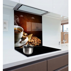 Panel szklany szkło między meble kuchenne 60x75cm