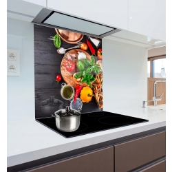 Panel szklany szkło hartowane za kuchenkę 60x75cm