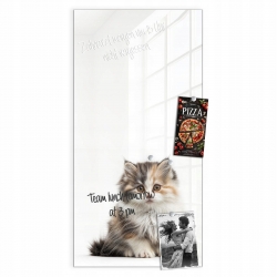 Szklana tablica magnetyczna 50x100 cm