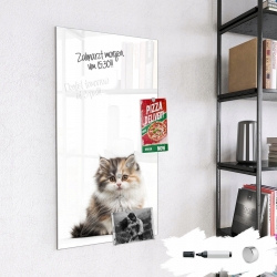 Szklana tablica magnetyczna 50x100 cm