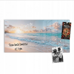 Szklana tablica magnetyczna 100x50 cm