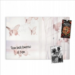 Szklana tablica magnetyczna 90x60 cm